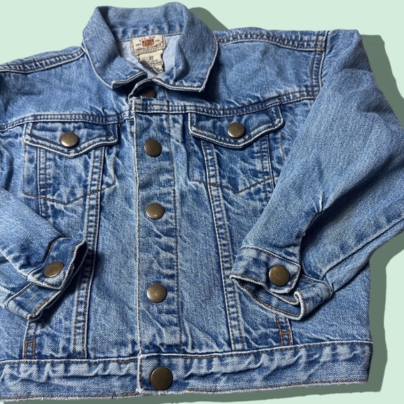 Toddler Route 66 Lil 66 Light Wash Denim Snap Button Front Jacket Size 4T - Picture 5 of 11